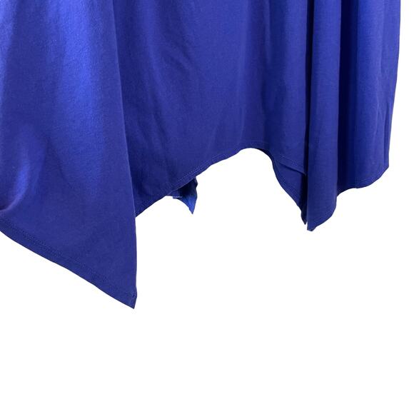 Melrose and Market New Girls Asymmetrical Hem Casual Dress Blue Size Large 10/12 - Picture 4 of 7